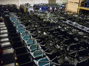 Just some of our 1200 chairs