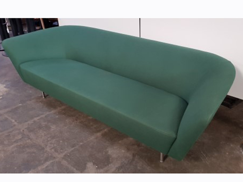 Arper Loop green 3 seater sofa