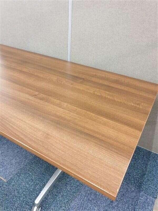 1800 x 900 mm Walnut Flip Top Meeting Room Table