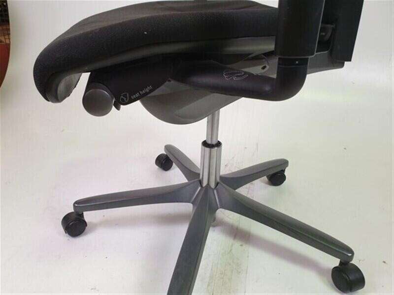 Giroflex G64 Black Fabric Adjustable Chair