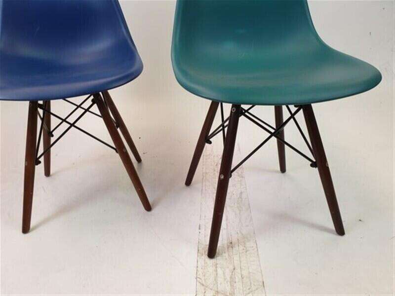 Non-stacking Chair Green, Blue & Red