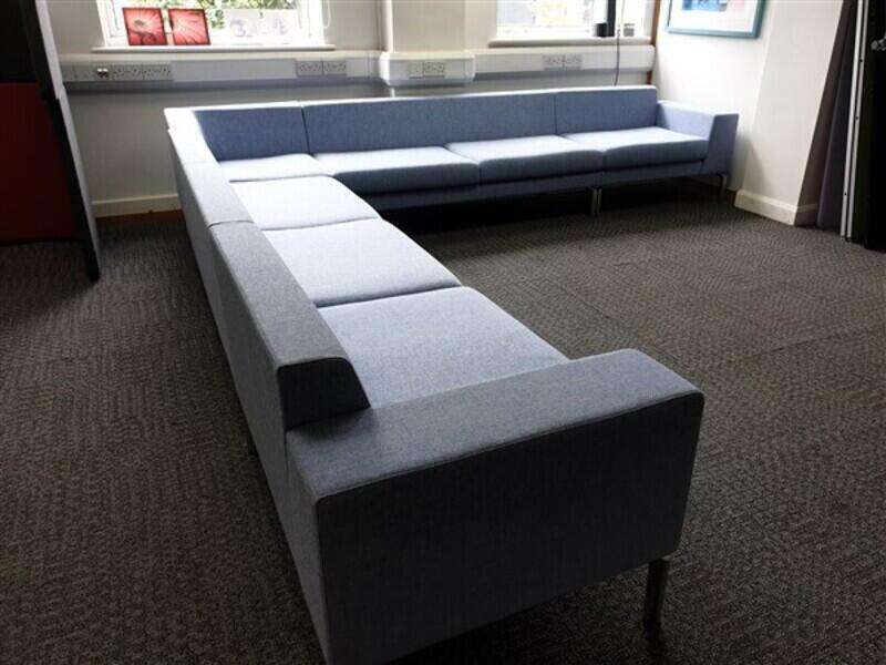 Boss Design Corner Sofa Baby Blue