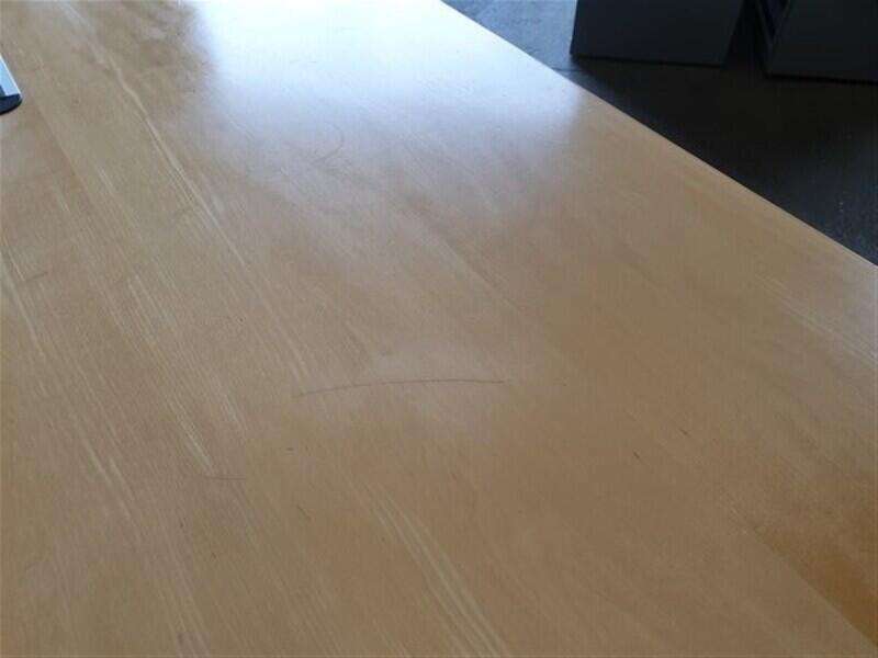Beech boardroom table