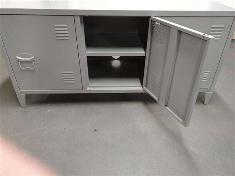 Metal storage cupboard