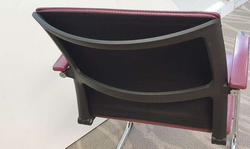 Sedus Open Up Leather Cantilever Chair
