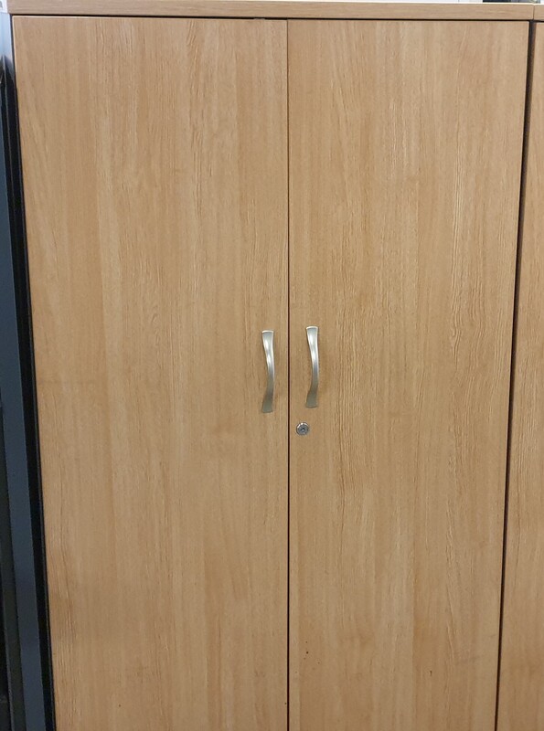 Oak top and doors cupboard