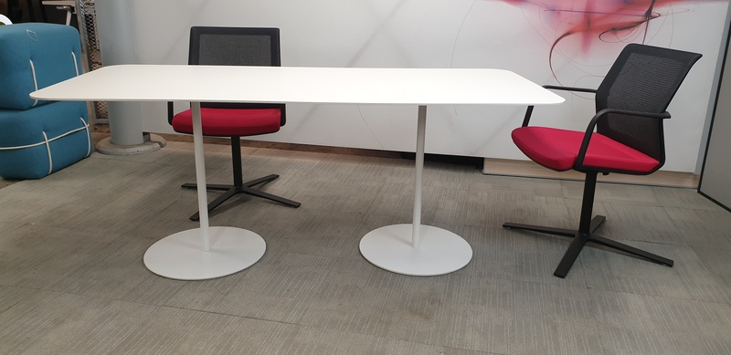 1800 x 800mm White Table