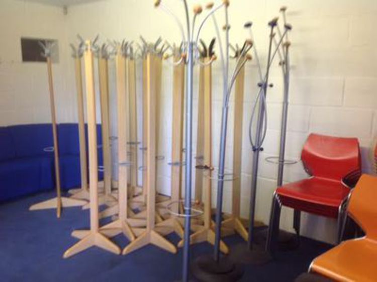 Assorted hat and coat stands from 