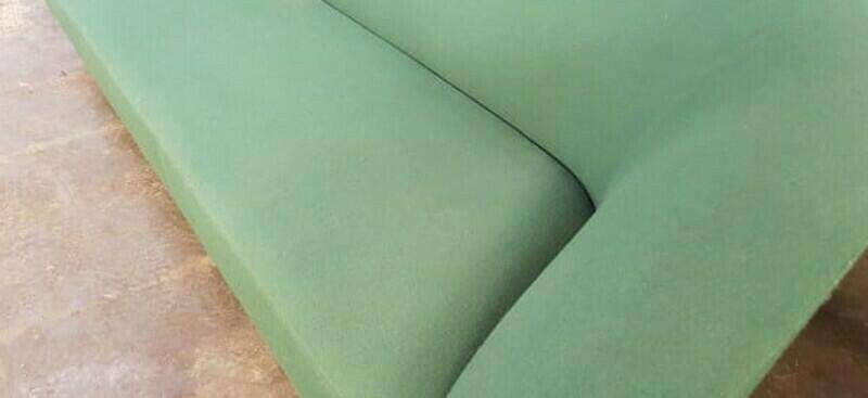 Arper Loop green 3 seater sofa