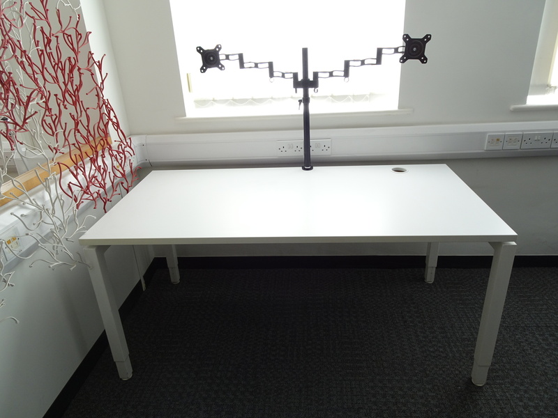 1600w mm Height Adjustable Haworth Tibas Desk