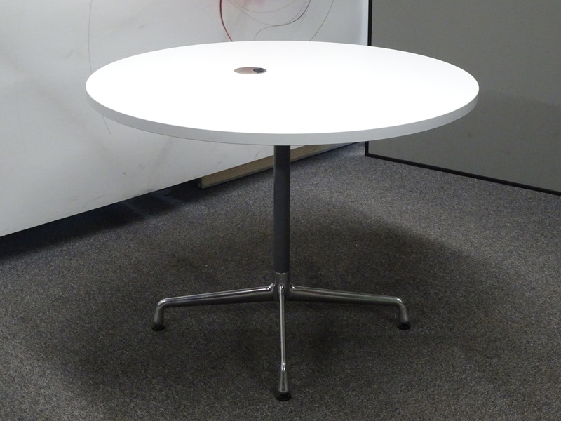 1000dia mm White Circular Table