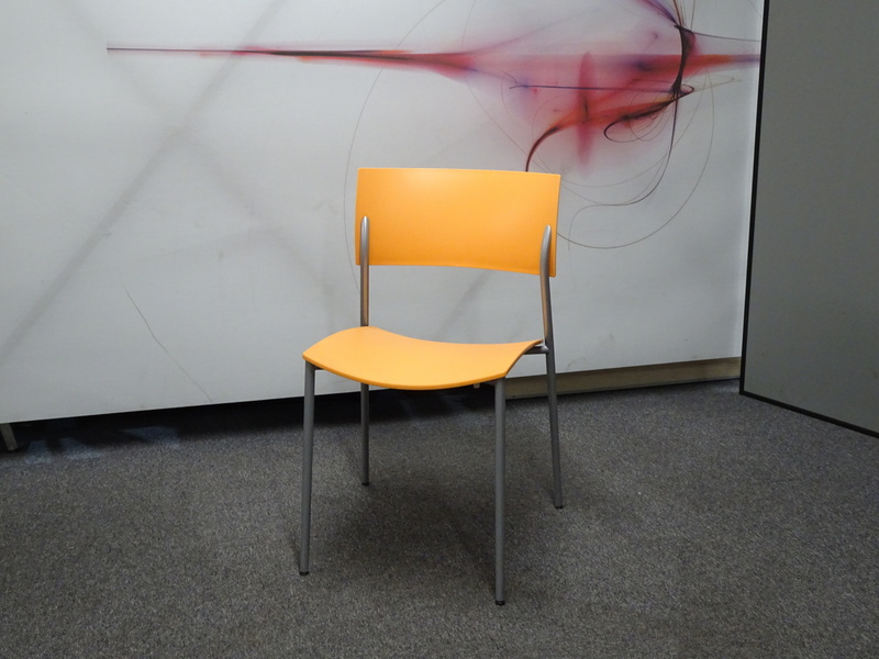 WiesnerHager Orange Stackable Chair