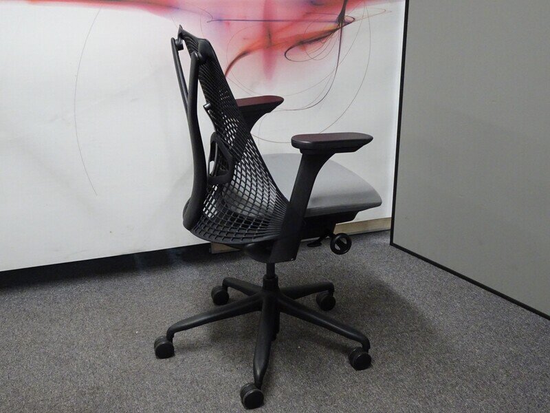 Herman Miller Sayl Grey & Black Chair