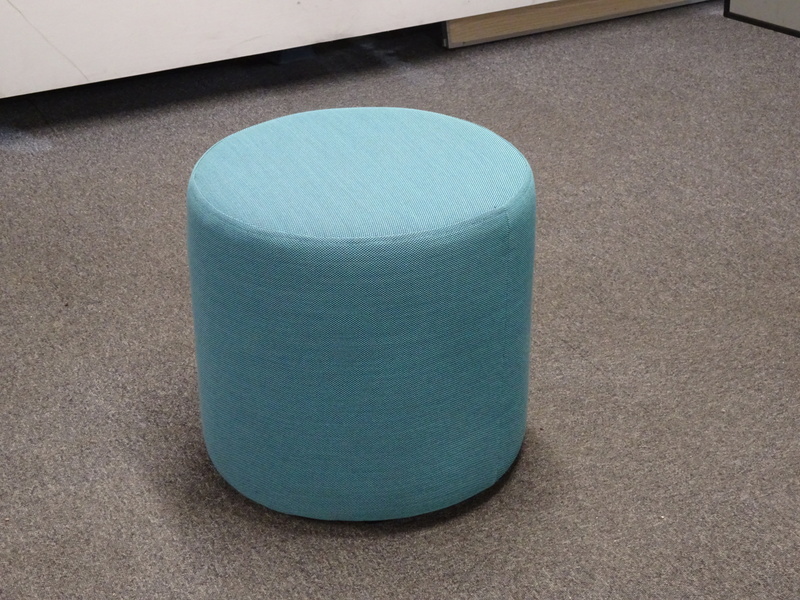 Connection CubixCylinder Stool in Blue