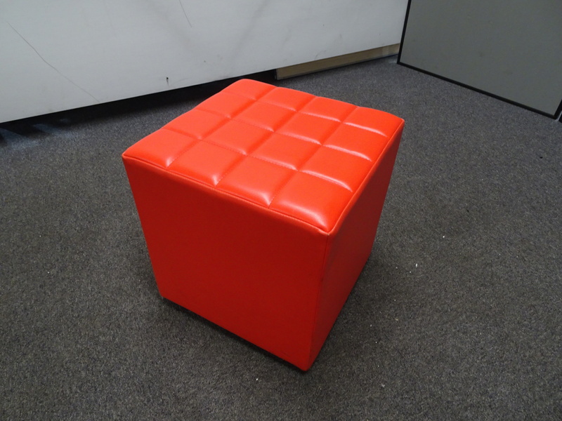 Red Square Cube