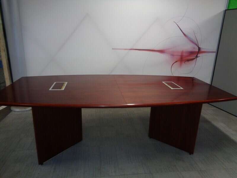 Cherry Veneer Boardroom Table
