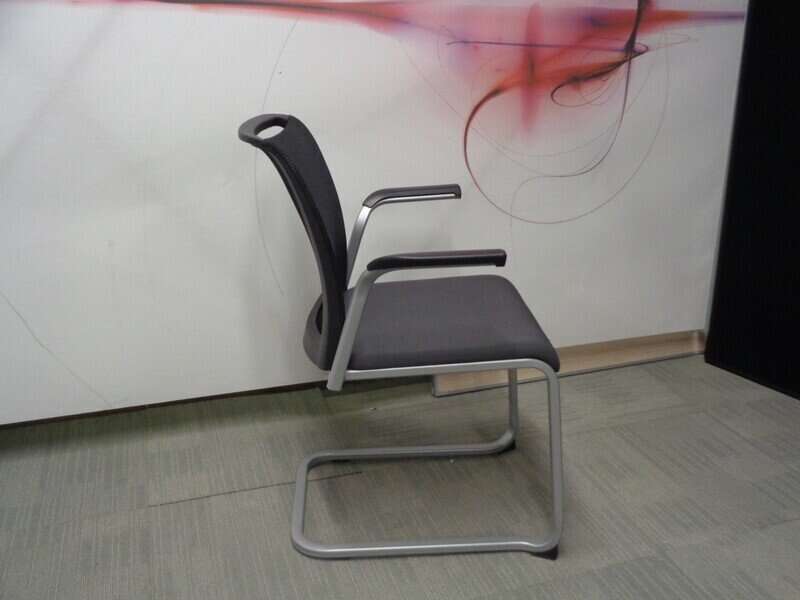 Steelcase Eastside Meeting Chair Dark Grey Seat