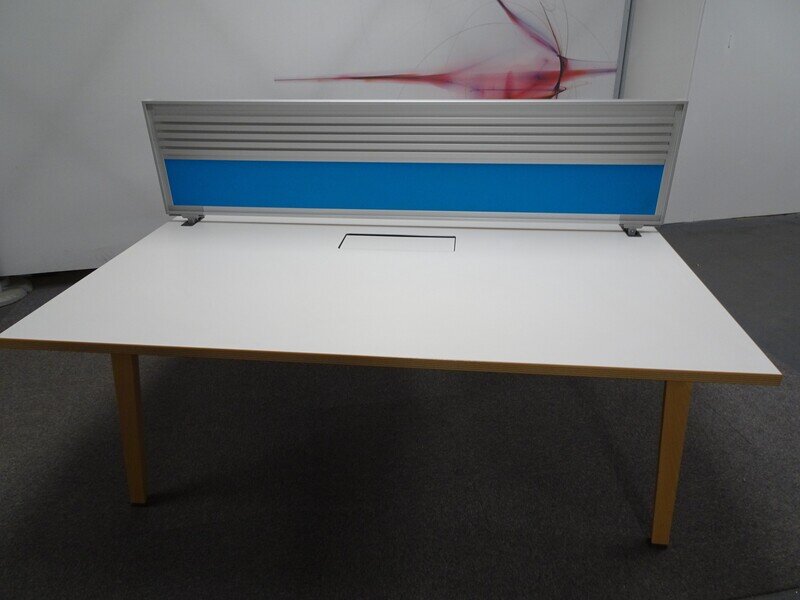 1600w mm Steelcase Bench Desk
