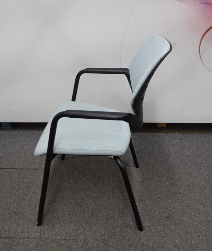 Konig + Neurath Nook Meeting Chair in Pale Blue