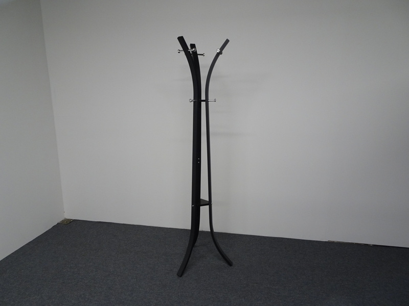 Hat and Coat Stand in Black amp Chrome