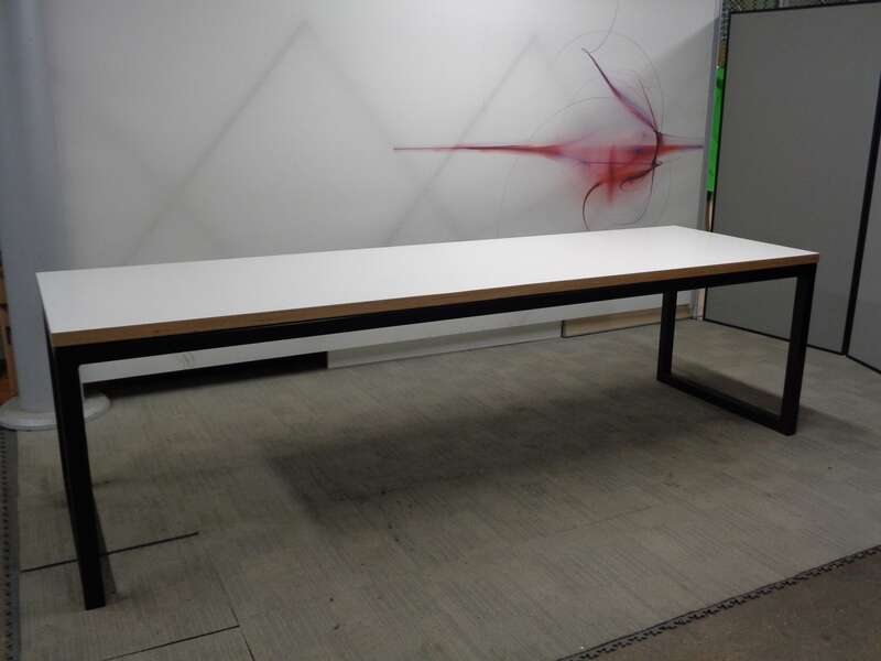 2700 x 800mm Long White Table