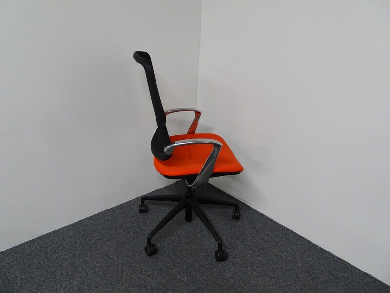 Boss Design Trinetic Task Chair in Black and Orange