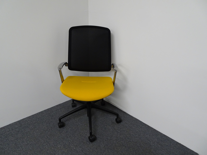 Boss Design Trinetic Task Chair in Black and Yellow