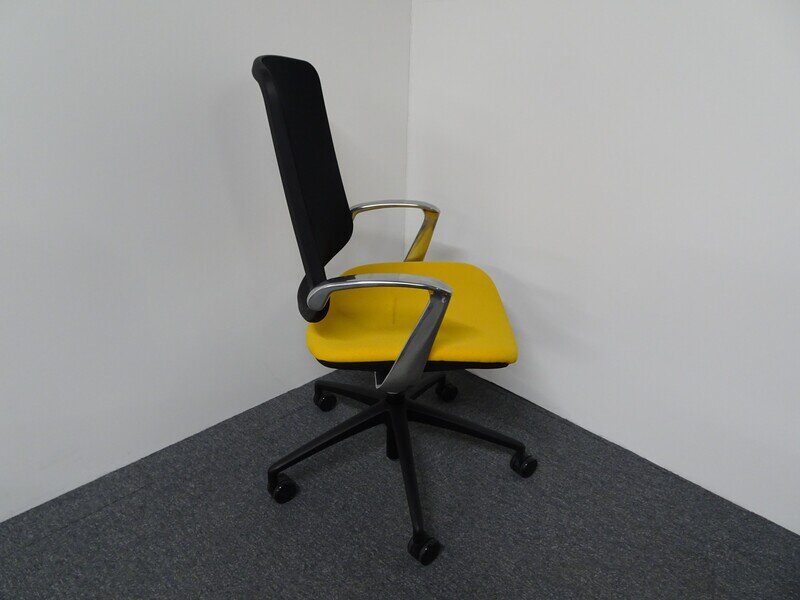 Boss Design Trinetic Task Chair in Black and Yellow