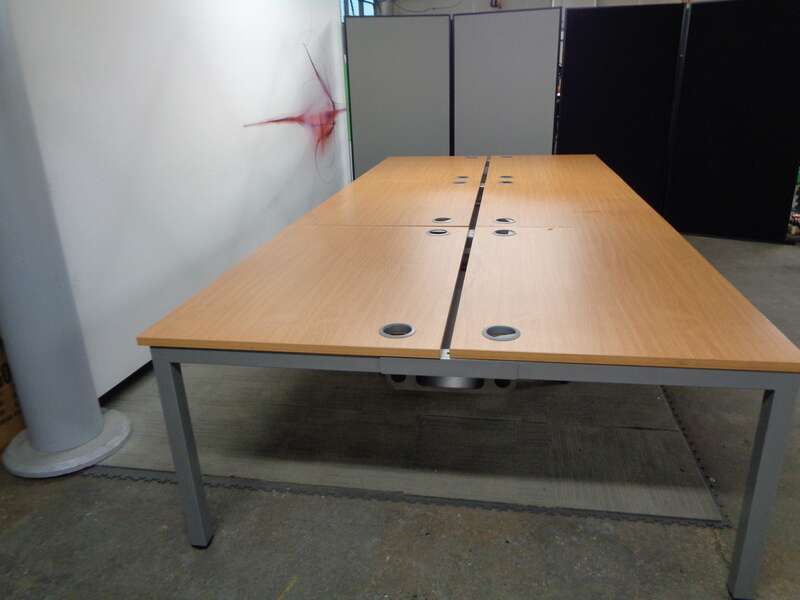 1200w mm Grey Frame Bench Desks