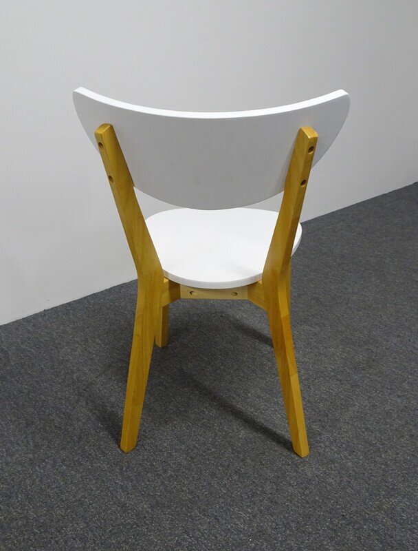 Café Chair in White and Oak