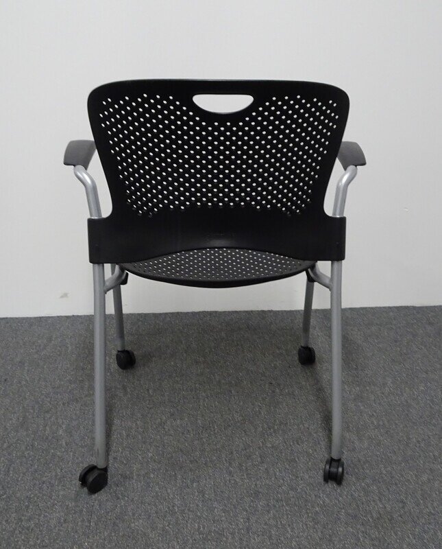 Herman Miller Caper Black Chair on Castors