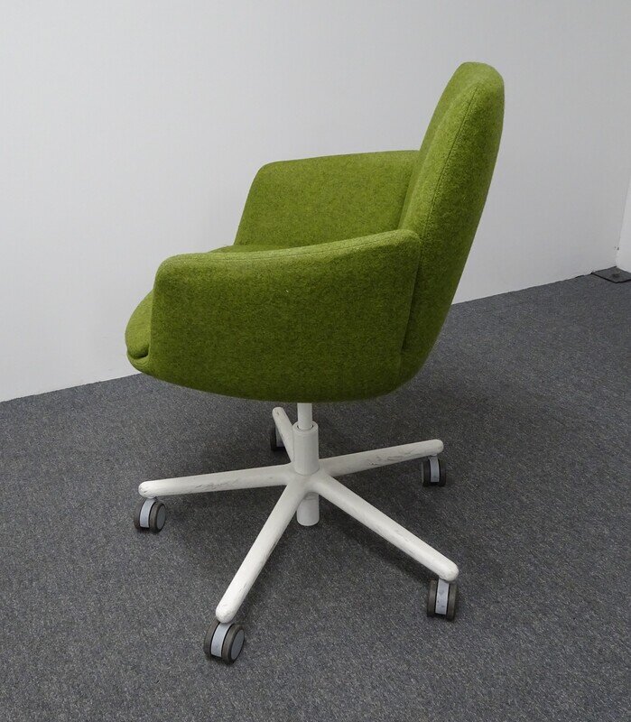 Haworth Poppy Chair in Green Fabric
