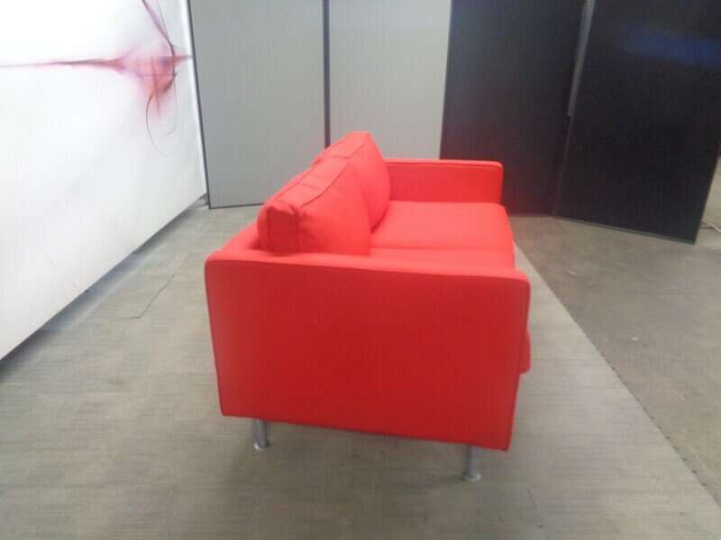 Orangebox Red 2 Seater Sofa