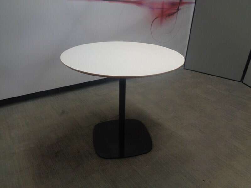 Circular Table with White Top