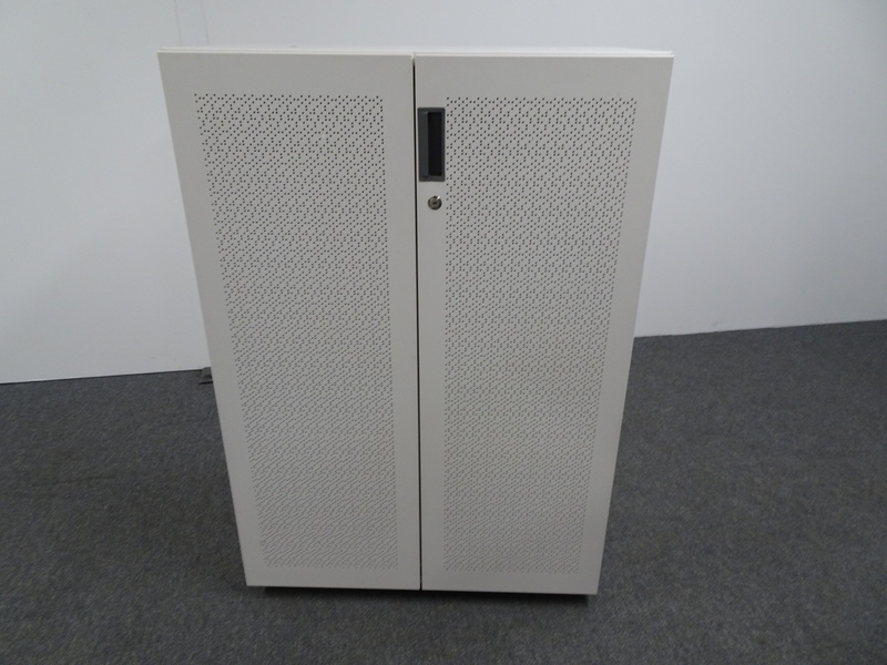 1140h mm Vitra Storage Cabinet in Soft White
