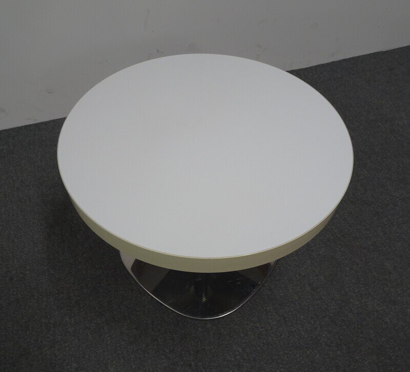 600dia mm White Glossy Coffee Table