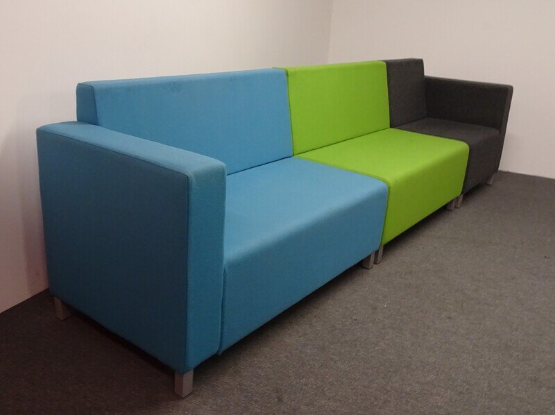 Multi Coloured Modular Sofa