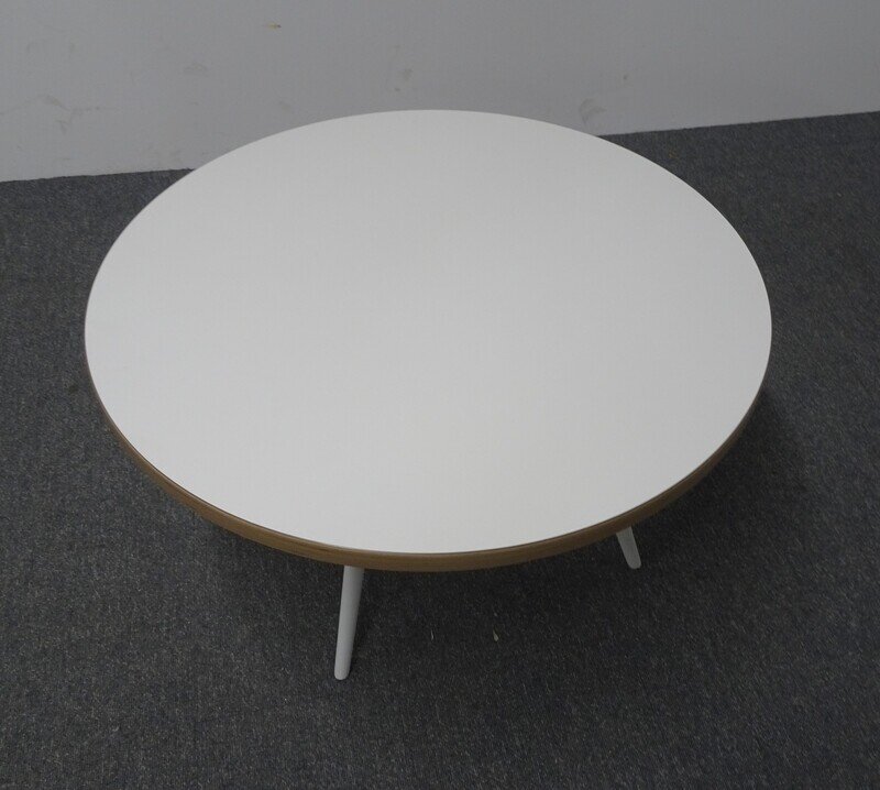 700dia mm Circular Coffee Table with White Top