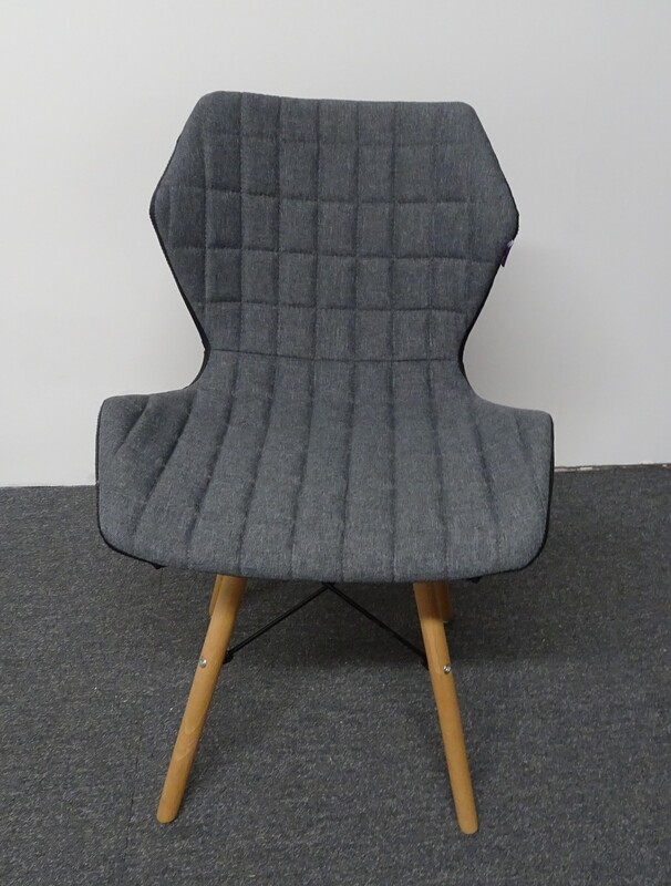 Nautilus Amelia Fabric Chair in Grey