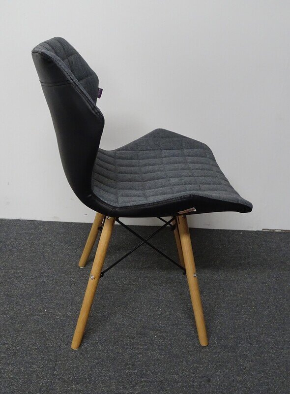 Nautilus Amelia Fabric Chair in Grey
