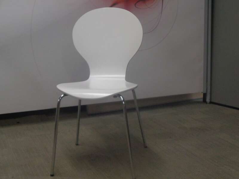 Café Style White Chair