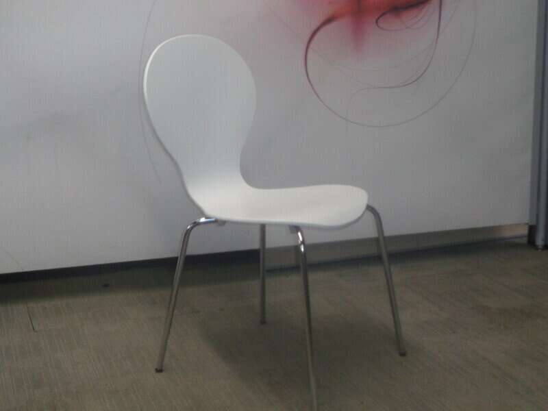 Café Style White Chair