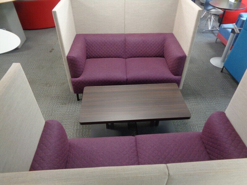 Connection Tryst High Back 4 Seater Booth
