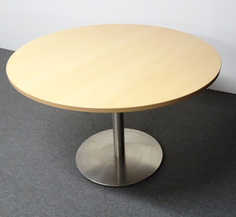 1200dia mm Circular Table Maple Top