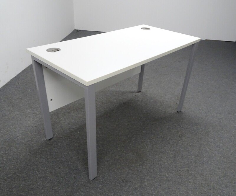 1200w mm Small White Freestanding Desk