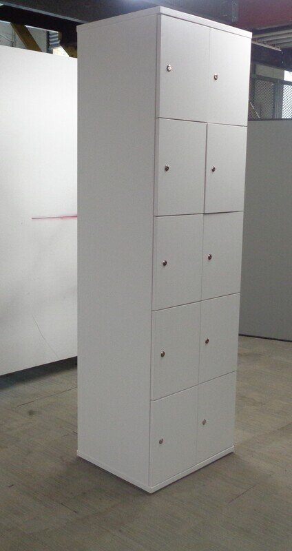 2000h mm White Wooden Lockers