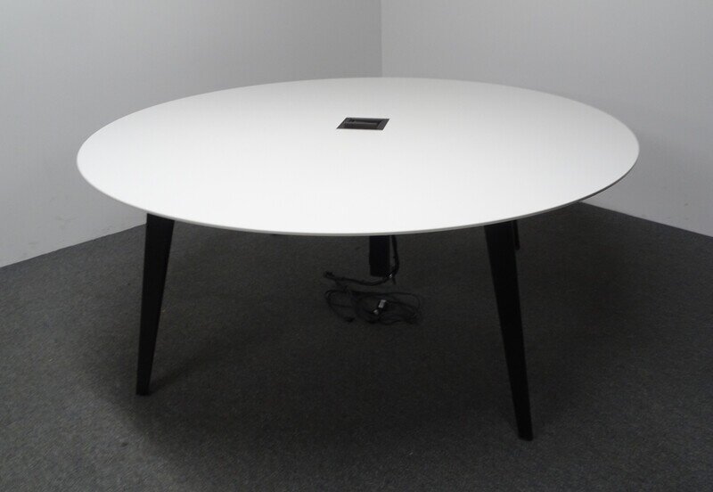 1800dia mm White Circular Meeting Table
