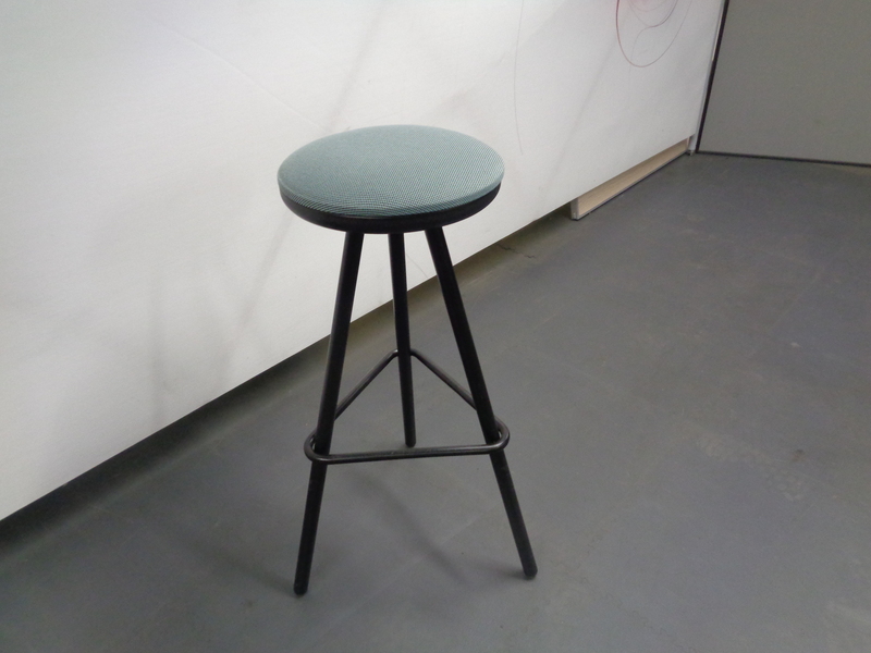 Connection Tubes High Stool Blue Seat