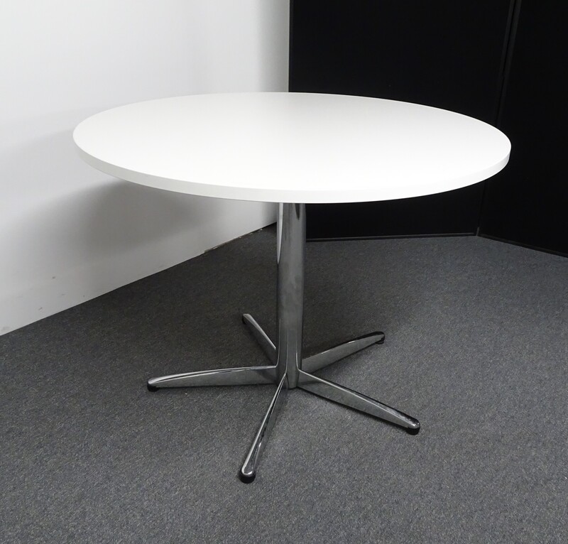 1000dia mm White Circular Table