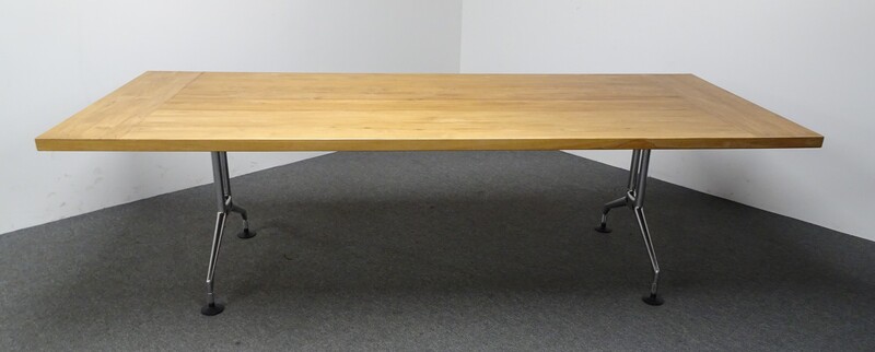 2500w mm Large Oak Meeting Table